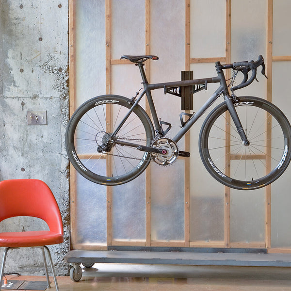 Vægmonteret cykelopbevaring